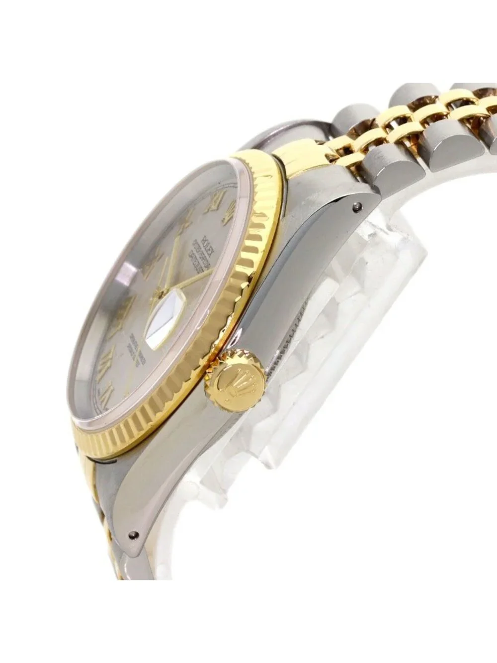 Rolex Datejust Pyramid Roman SS Yellow Gold 18k